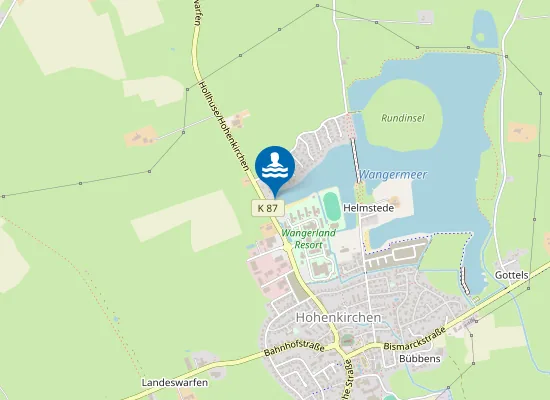 Map of BADESTELLE HELMSTEDER STRASSE