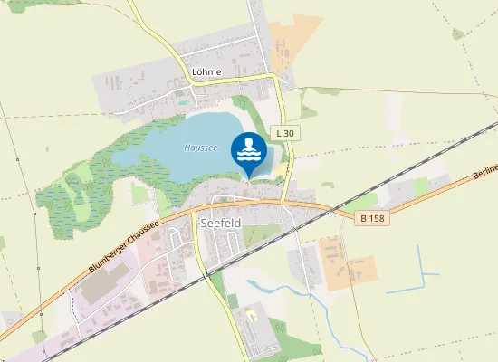 Map of Badestelle am Haussee