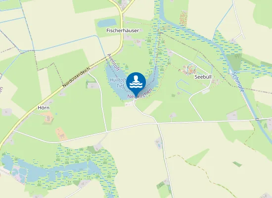 Map of Badestelle Hülltofter Tief