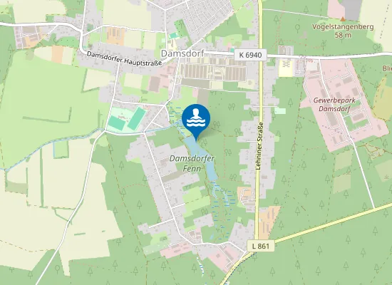Map of Badestelle Fennsee