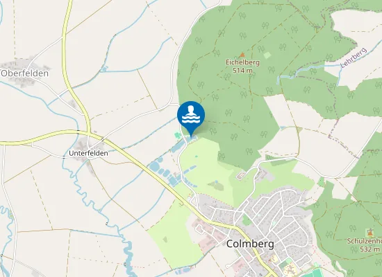 Map of Badeweiher Colmberg