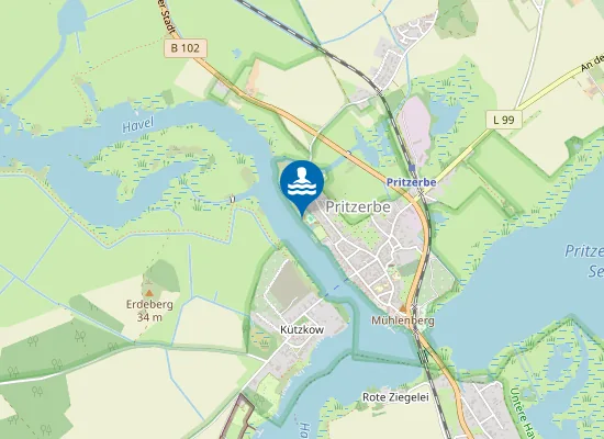 Map of Hundestrand