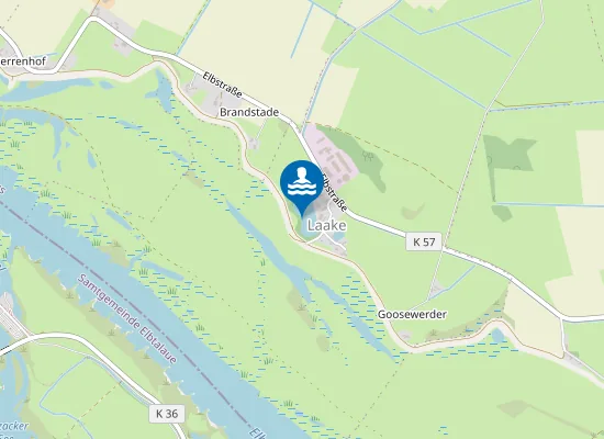 Map of Badestelle Laaker Brack