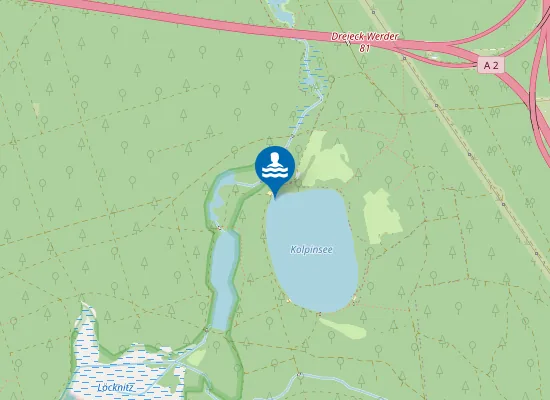 Map of Badestelle Göhlsdorf