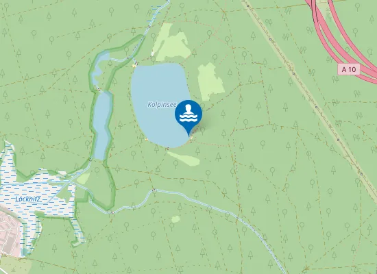 Map of FKK-Badestelle Kolpinsee