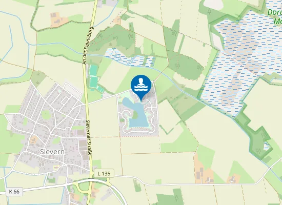 Map of SIEVERNER SEE