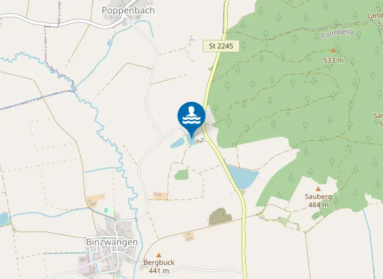 Map of Badeweiher Binzwangen