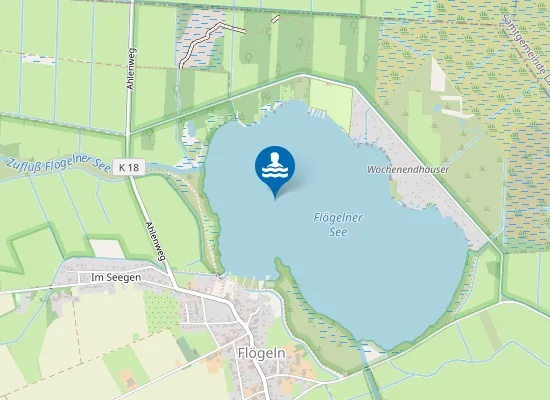 Map of FLOEGELNER SEE