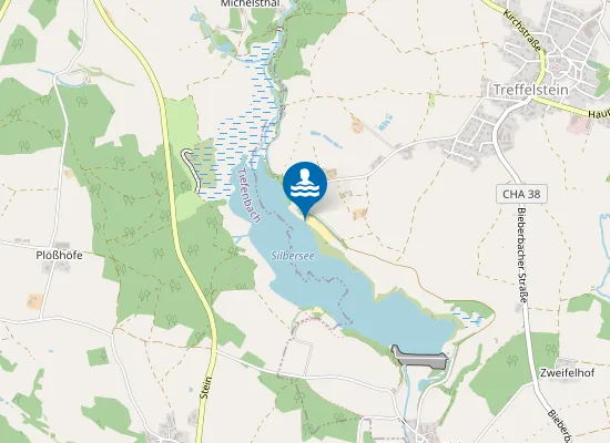 Map of Strand-Silbersee