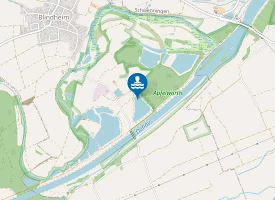 Map of Blindheimer Badesee