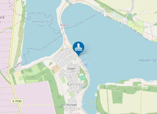 Map of Familienstrand Kahnsdorf