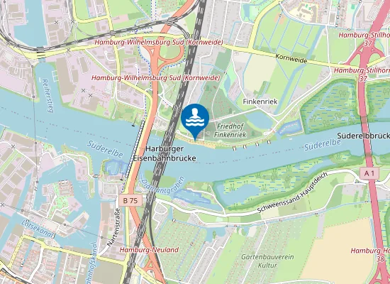 Map of Badestelle Finkenriek