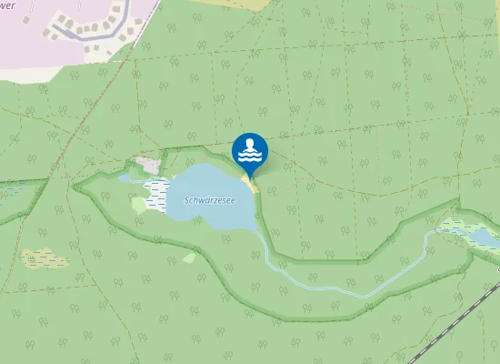 Map of Badestelle Schwärzesee