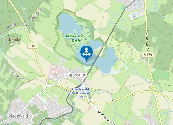 Map of Strandbad Friedewald