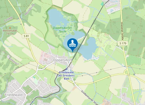 Map of Strandbad Friedewald