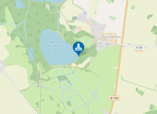 Map of Hundebadestelle