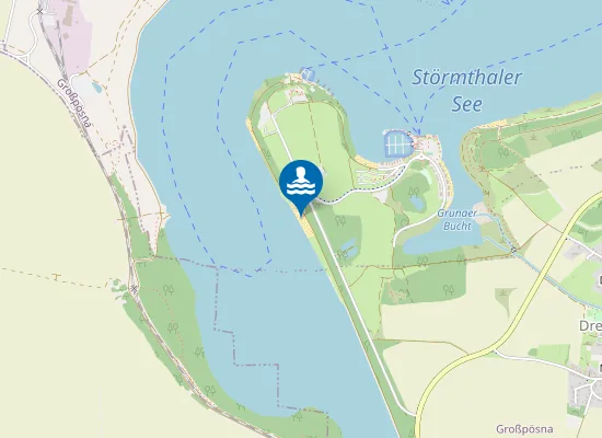 Map of Badestelle Magdeborner Halbinsel