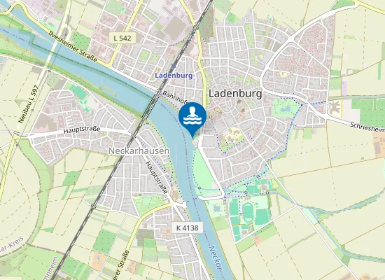 Map of Ladenburger Strand