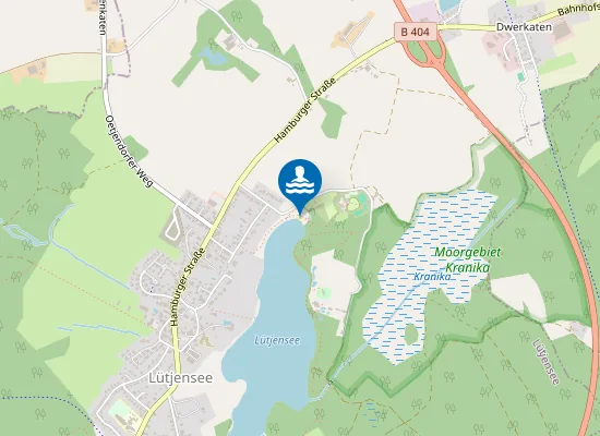 Map of Nordstrand Lütjensee