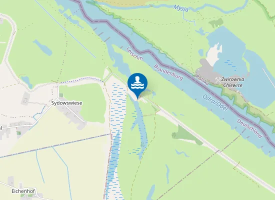 Map of Badestelle Alte Oder