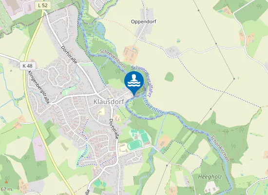 Map of Badestelle Klausdorf