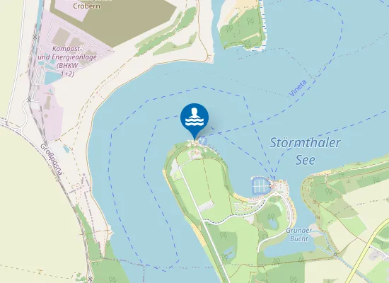 Map of Badestelle Vineta