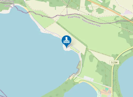 Map of Partwitzer See