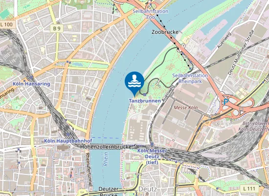 Map of km 689 Cologne Beach Club