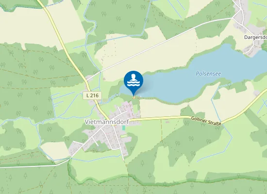 Map of Badestelle Vietmannsdorf