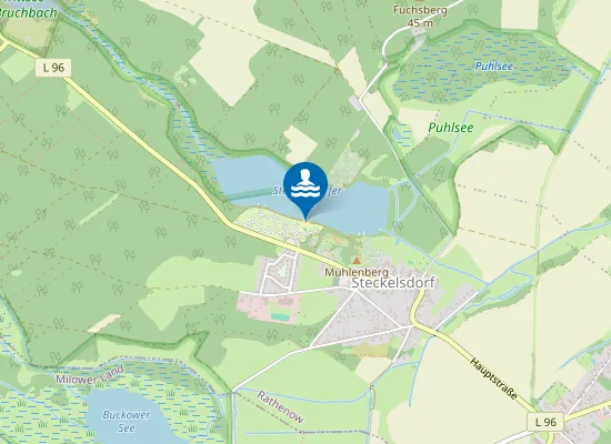 Map of Badestelle Steckelsdorf