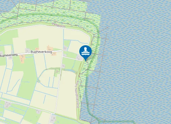 Map of Badestelle Bupheverkoog