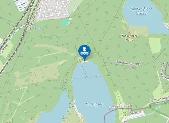 Map of Strand Ludwigsee