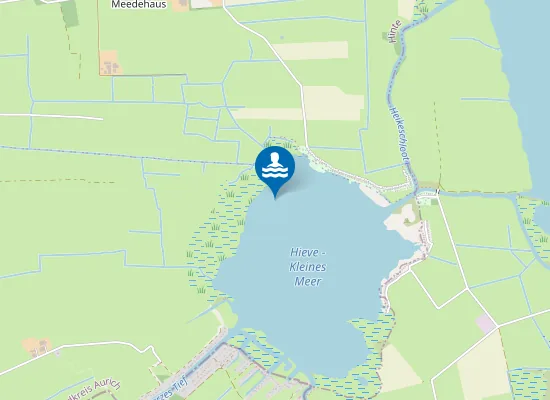 Map of NATURBAD KLEINES MEER HIEVE MARIENWEHR