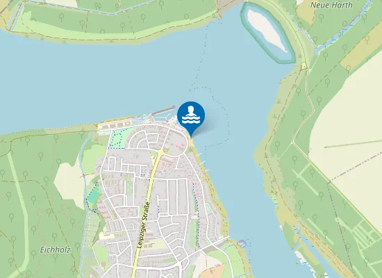Map of Badestrand am Kap Zwenkau