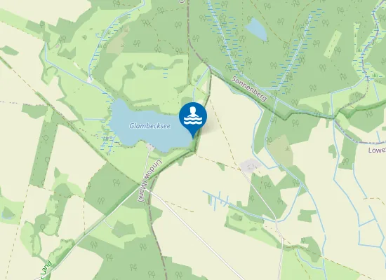 Map of Badestelle Glambecksee