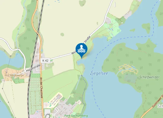 Map of Badestelle Ziegelsee