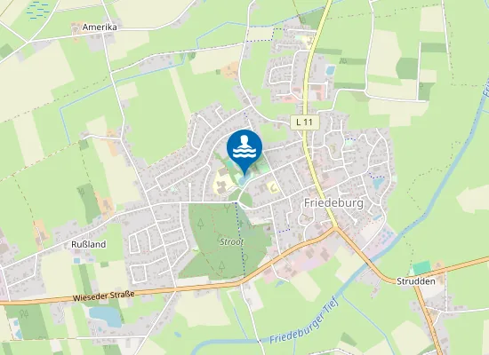 Map of WALDBAD KIESGRUBE FRIEDEBURG