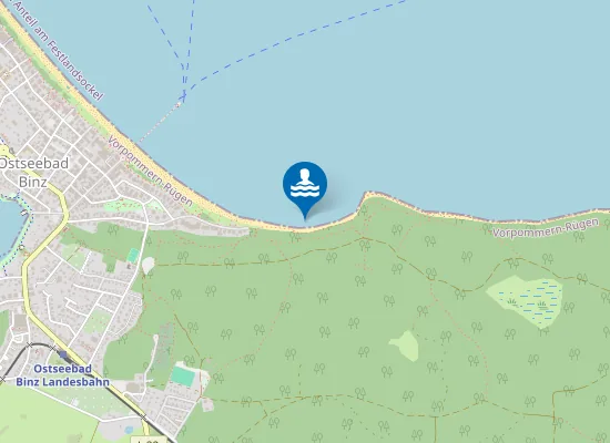 Map of Hundestrand