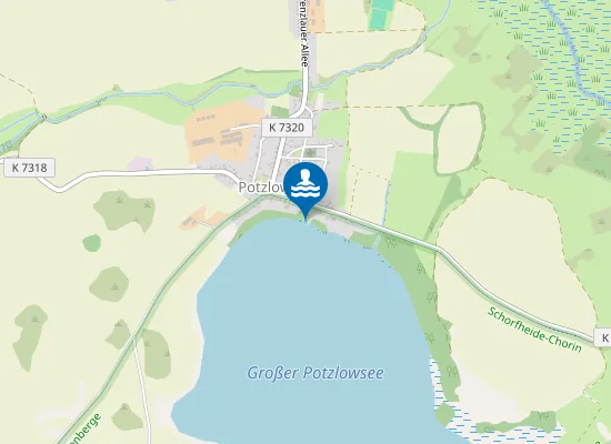 Map of Badestelle Potzlower See