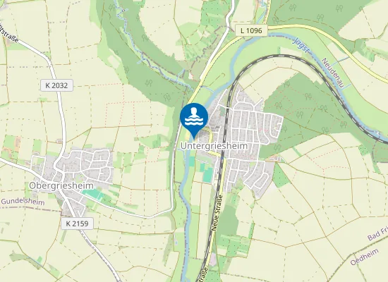 Map of Badestelle Untergriesheim