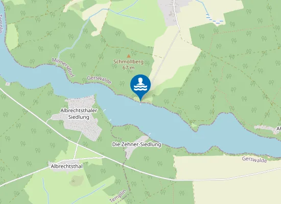 Map of Badestelle Petersdorf