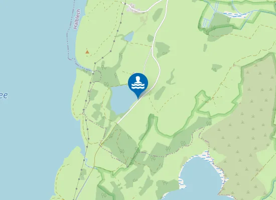 Map of Badeplatz Hegratsrieder See