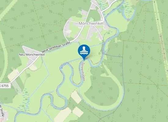 Map of Kleiner Spreestrand
