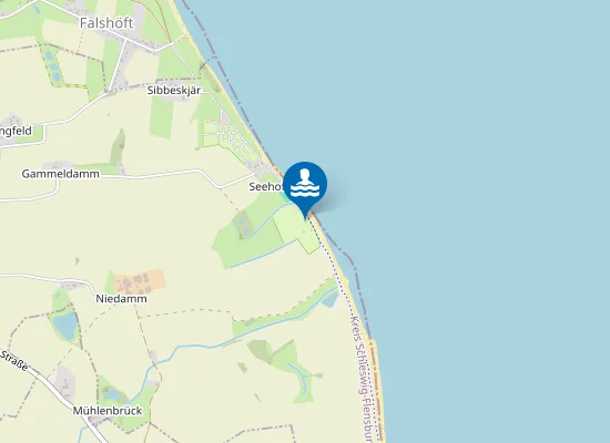 Map of Hundestrand