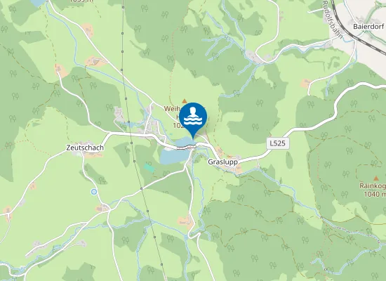 Map of GRASLUPPTEICH, ZEUTSCHACH