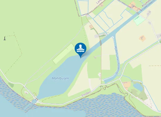 Map of MAHLBUSEN VORFLUTERBECKEN KNOCK