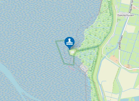 Map of NORDSEE DOLLART DYKSTERHAUSEN BOHRINSEL