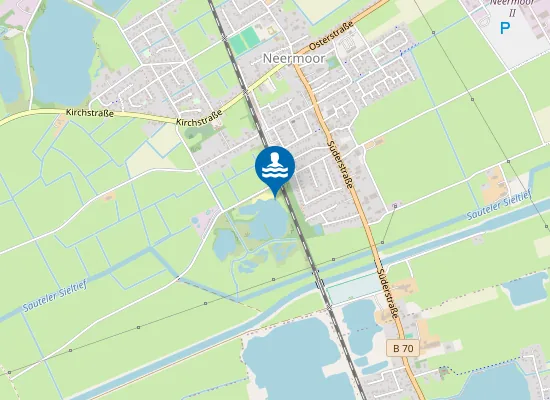 Map of BADESTELLE NEERMOOR SAUTELER WEG