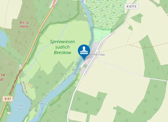 Map of Badestelle Kummerow