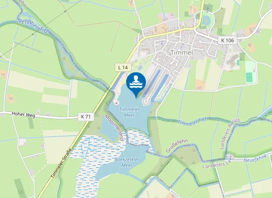 Map of FREIZEITANLAGE TIMMELER MEER